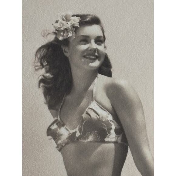 1940's ESTHER WILLIAMS American Swimmer &Movie Star 5x7 Black/White Sepia PHOTO - Picture 2 of 4